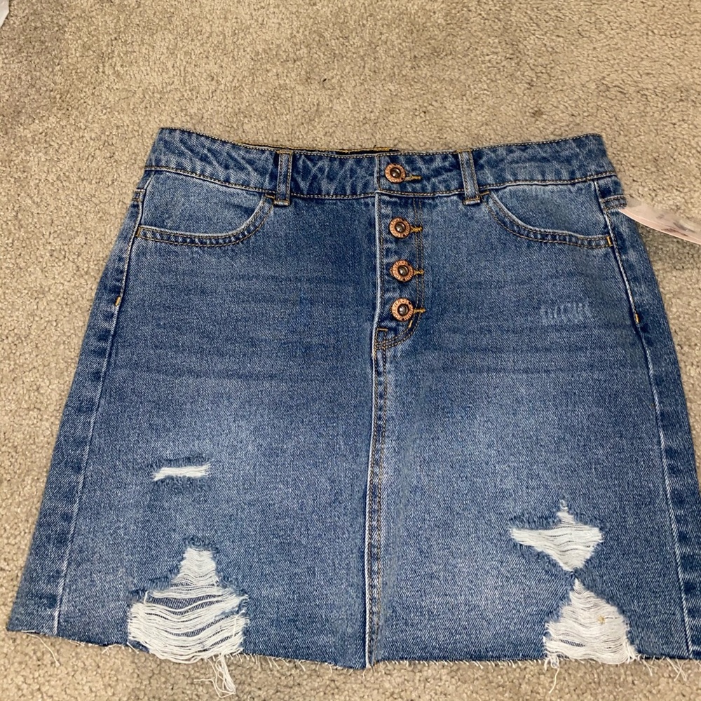 FOREVER 21 Jean Skirt - Picture 1 of 2